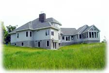 Custom built home in Cheboygan, Michigan.